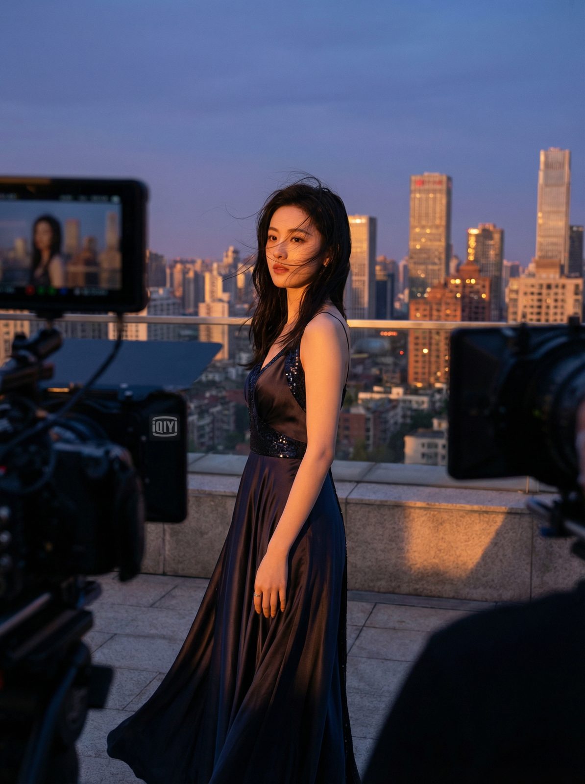 呦呦视频国风视频-黄昏古建筑