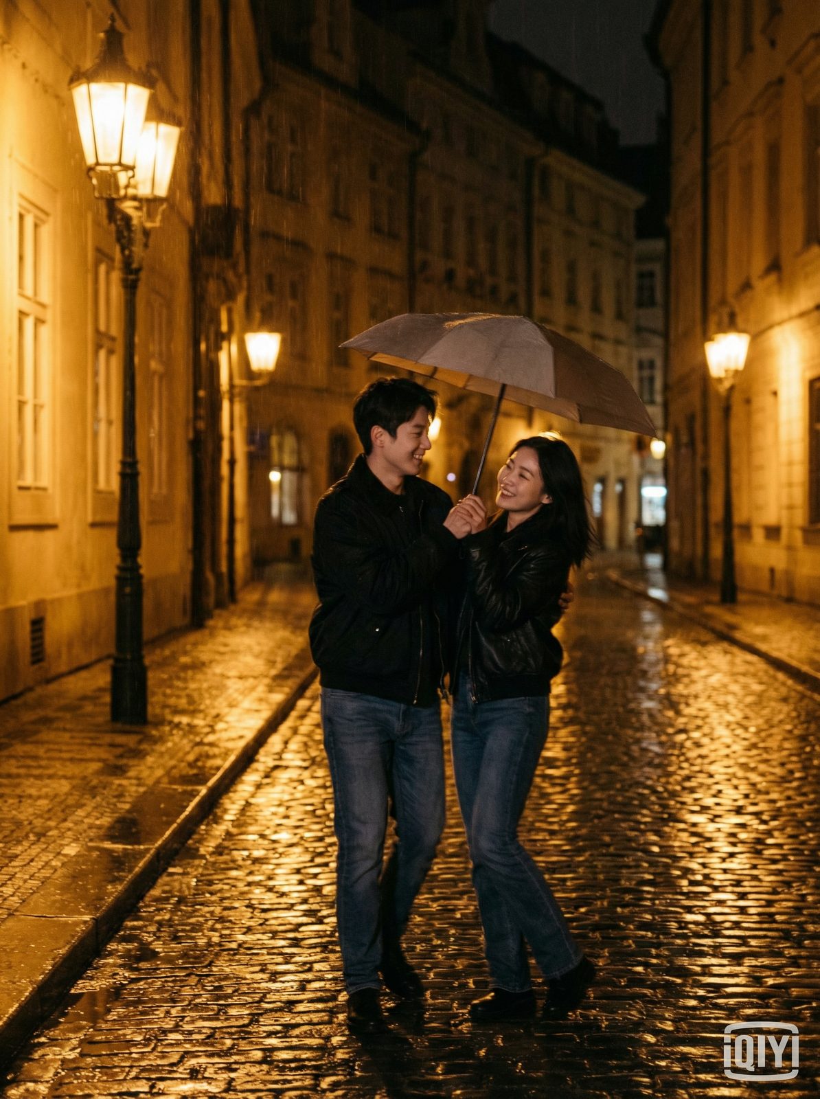 呦呦视频街拍短视频-雨夜街头